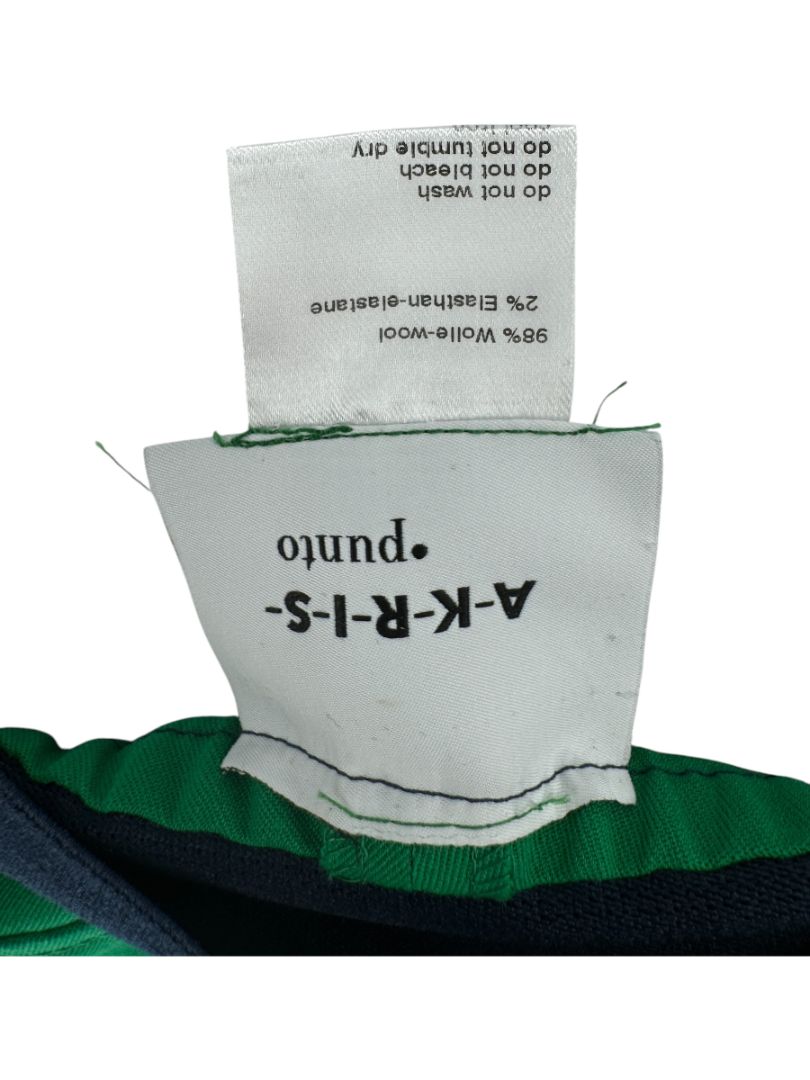 Akris Punto Emerald Green Wool Blend Pant Suit – Size 10