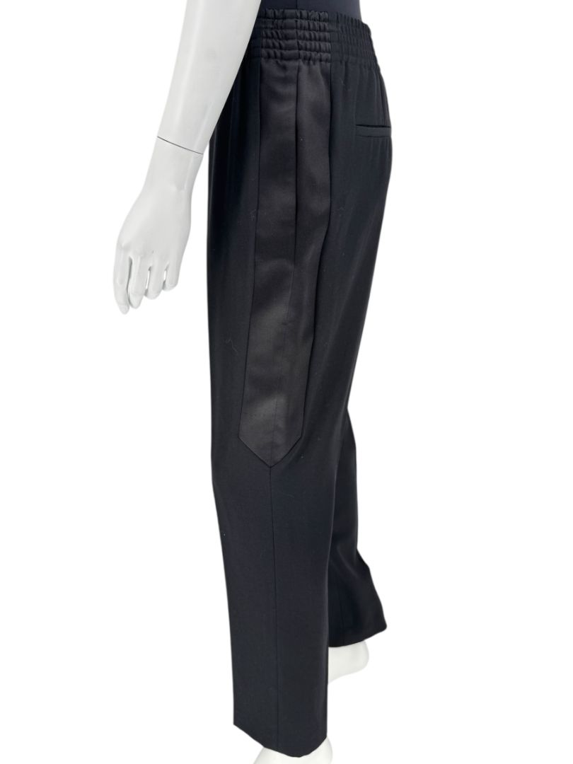 Givenchy Black Wool Side Stripe Pants – Size IT 40