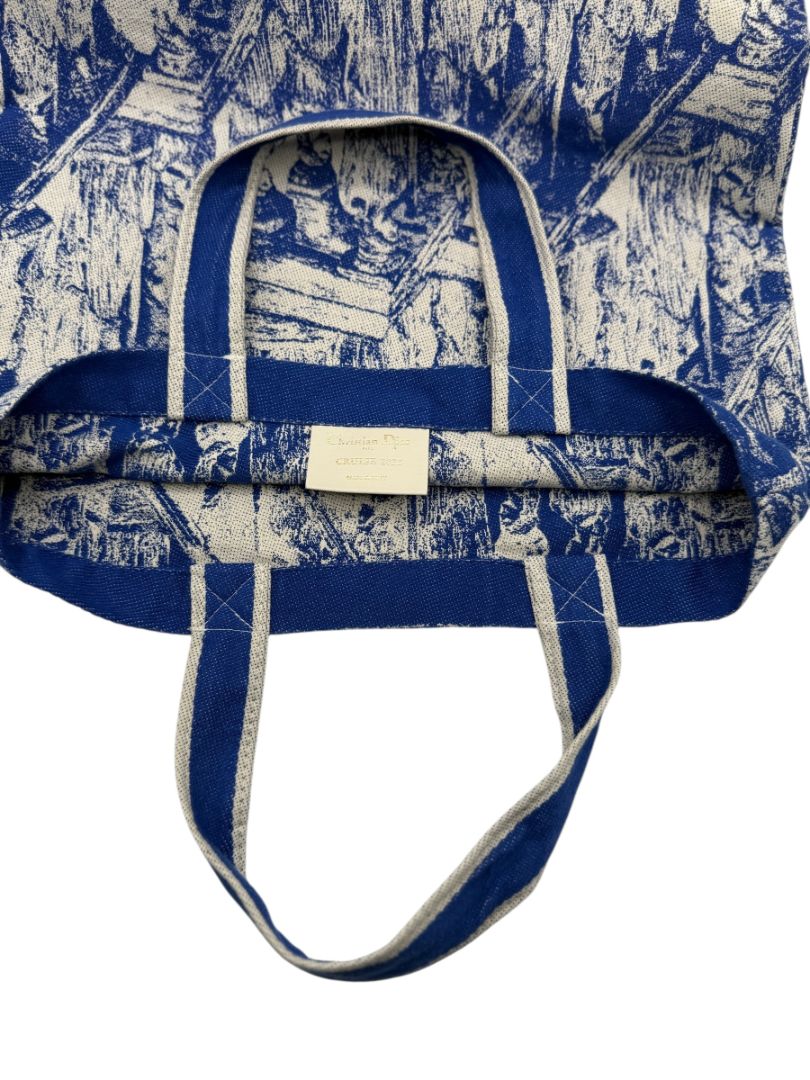 Christian Dior Canvas Cruise Tote – Cruise 2022 Edition