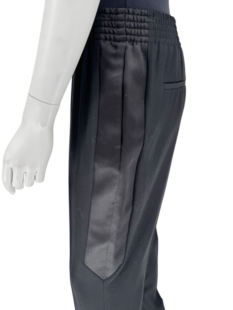 Givenchy Black Wool Side Stripe Pants – Size IT 40