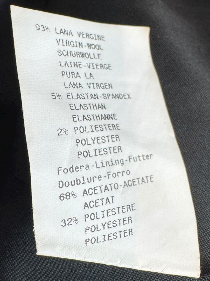 Armani Collezioni Charcoal Pinstripe 3-Piece Suit – Size 12