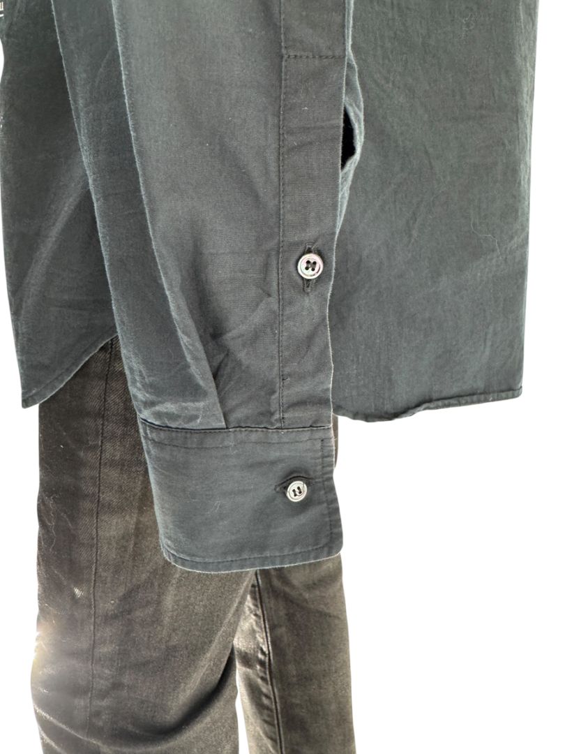 Galliano Gazette Oversized Graphic Cotton Shirt – Size 54 (Men's)