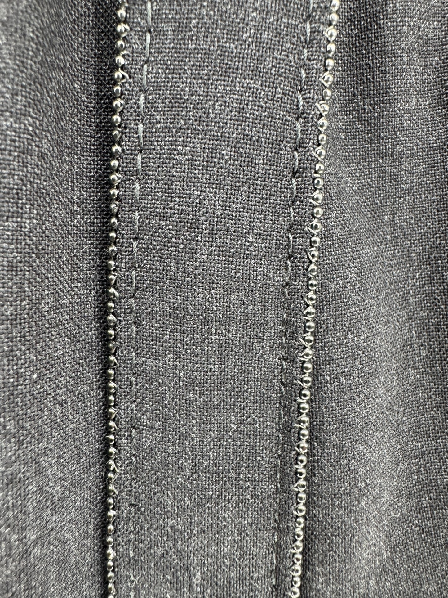 Brunello Cucinelli Charcoal Gray Wool-Blend Drawstring Pants – Size 8 (IT 44)