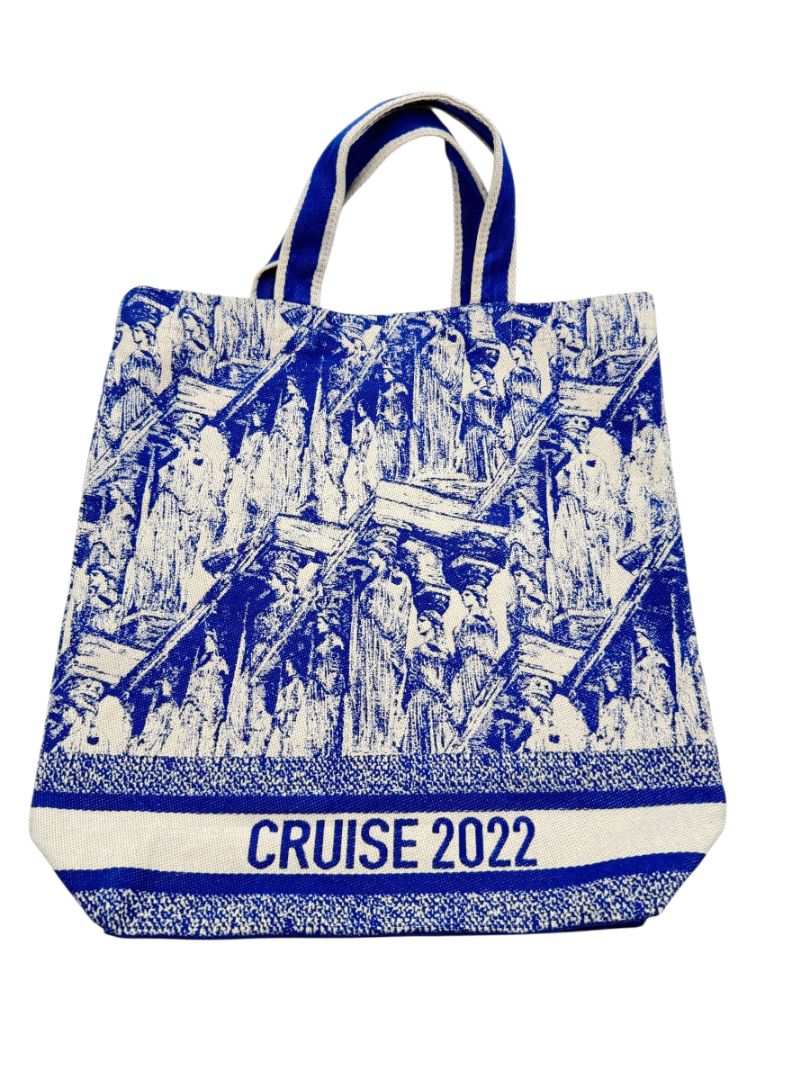 Christian Dior Canvas Cruise Tote – Cruise 2022 Edition