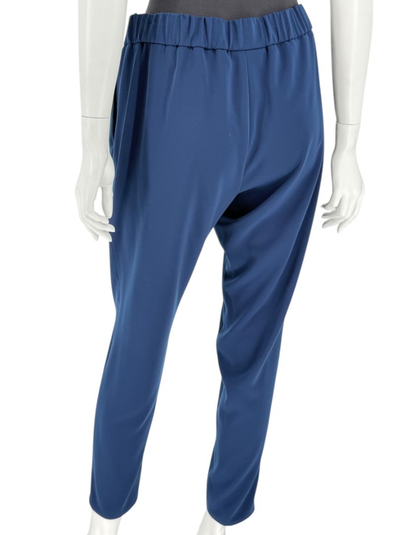 Akris Punto Navy Beaded Blazer & Pants Suit Set – Size US 10
