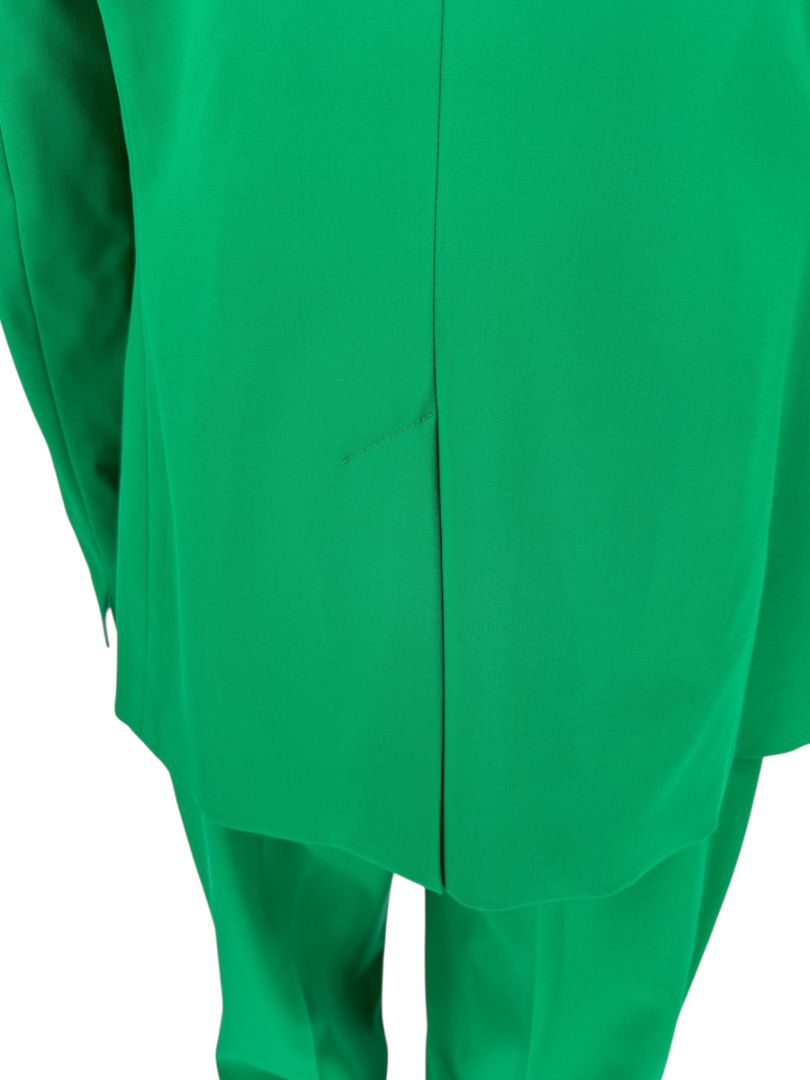 Akris Punto Emerald Green Wool Blend Pant Suit – Size 10