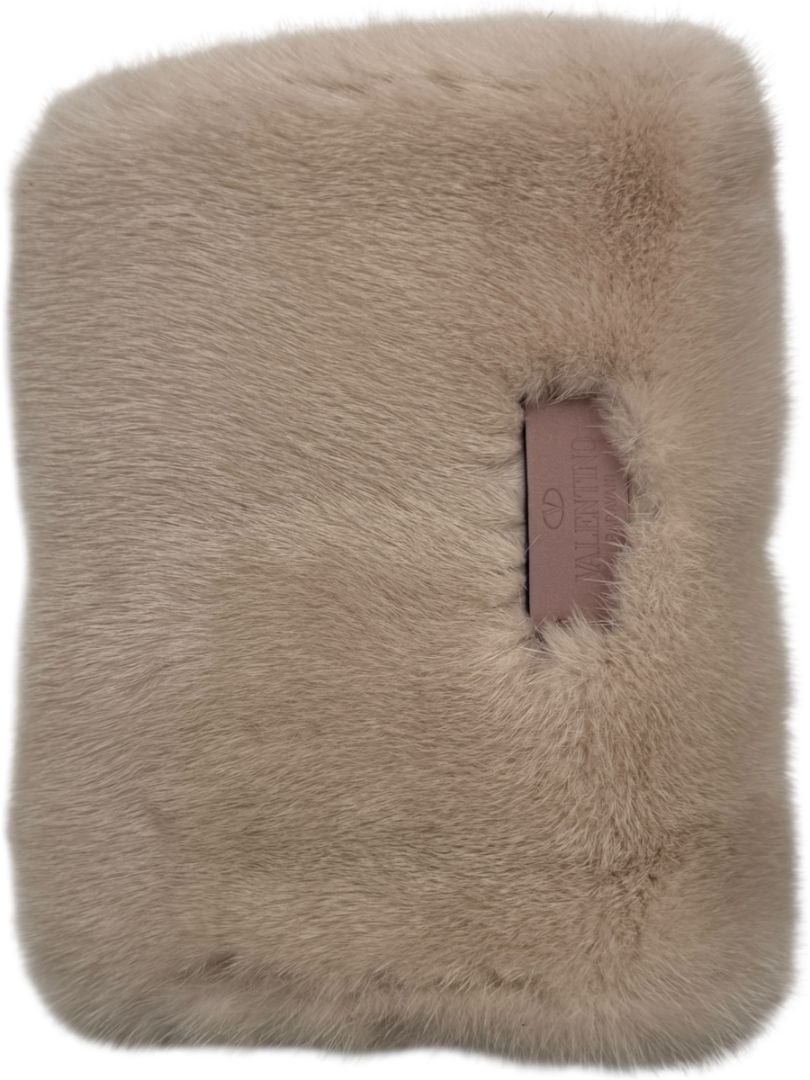 Valentino Mink Turnlock Flap Bag - Pink