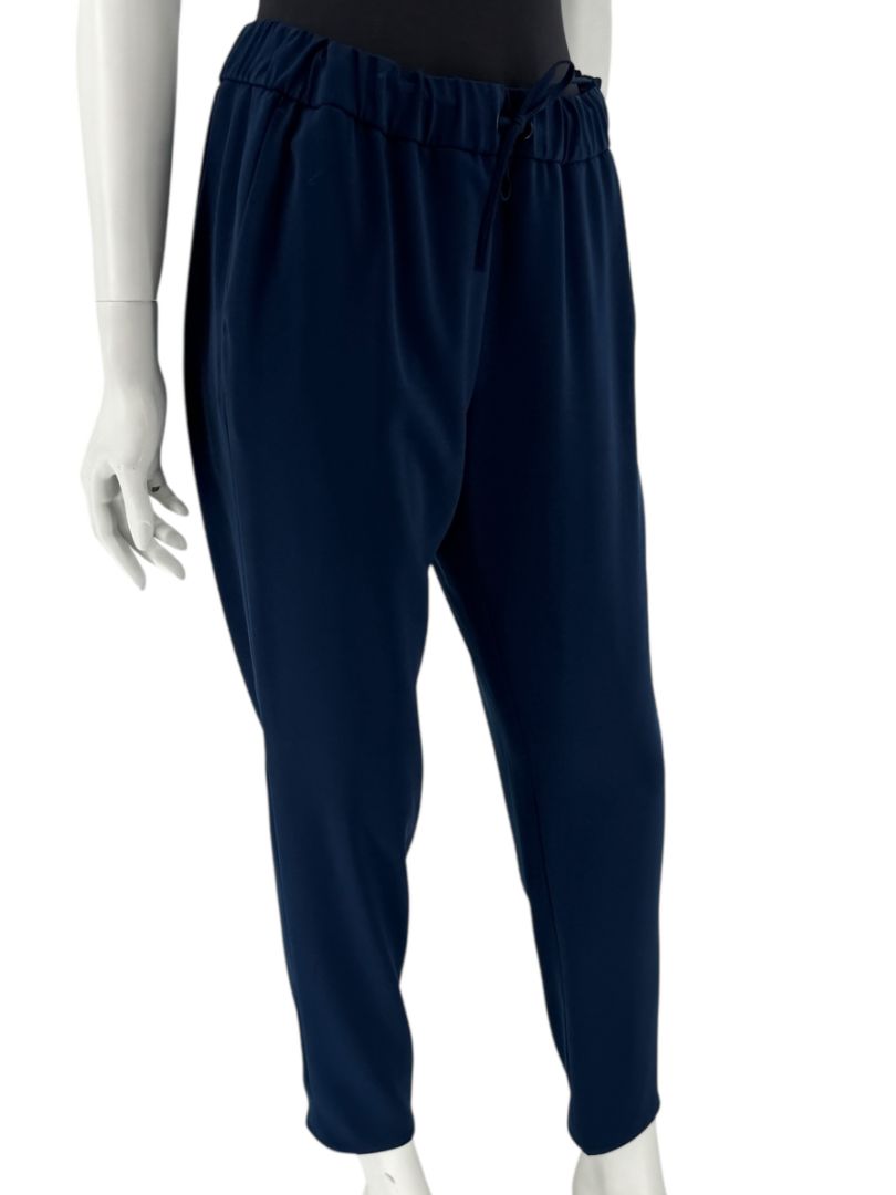Akris Punto Navy Beaded Blazer & Pants Suit Set – Size US 10