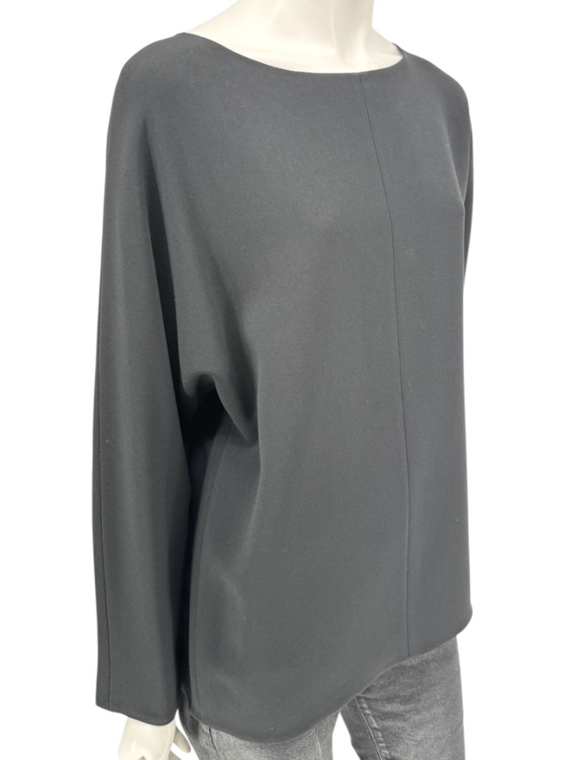 The Row Black Long Sleeve Minimalist Top – Size S