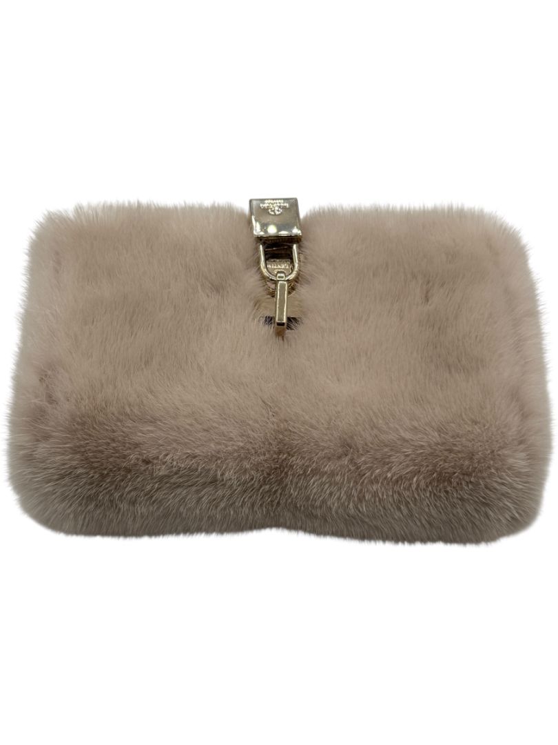 Valentino Mink Turnlock Flap Bag - Pink