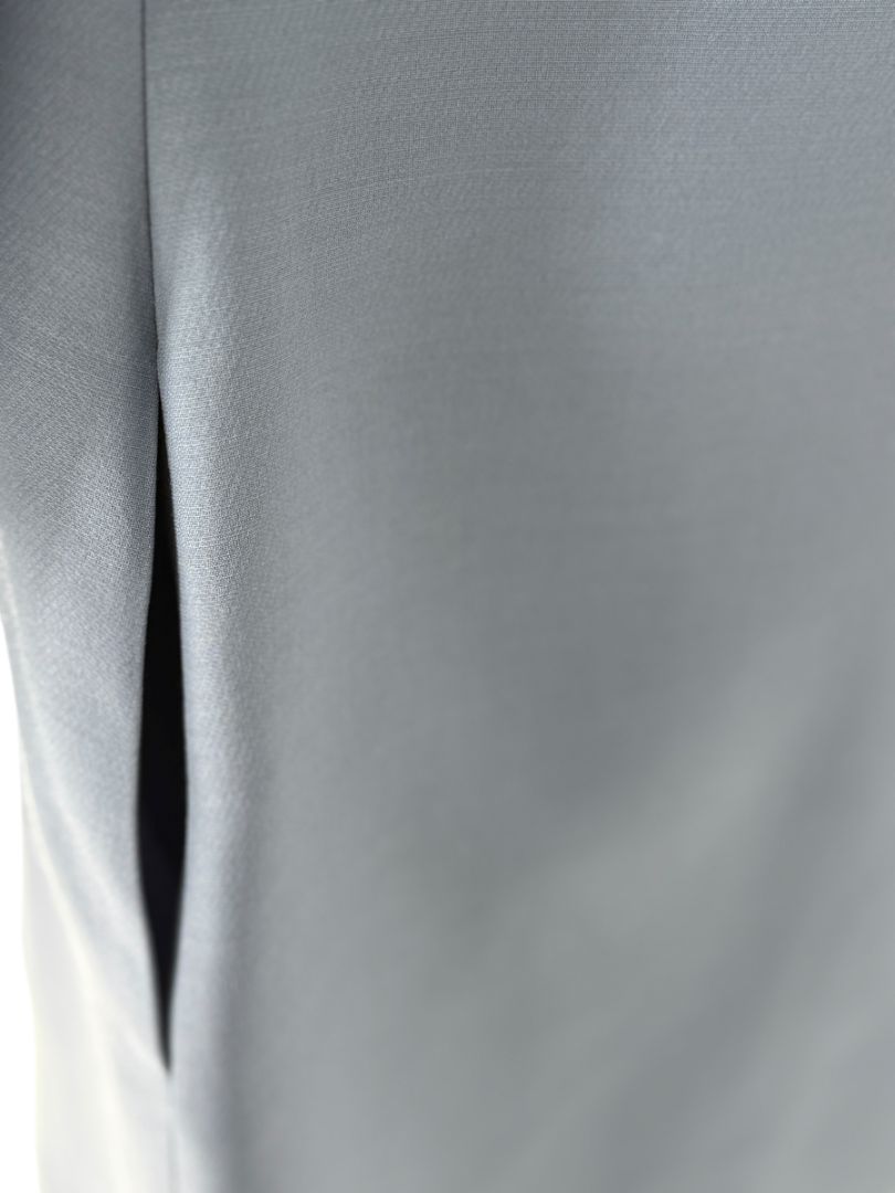 VALENTINO Blue Wool-Silk A-Line Dress – IT 46
