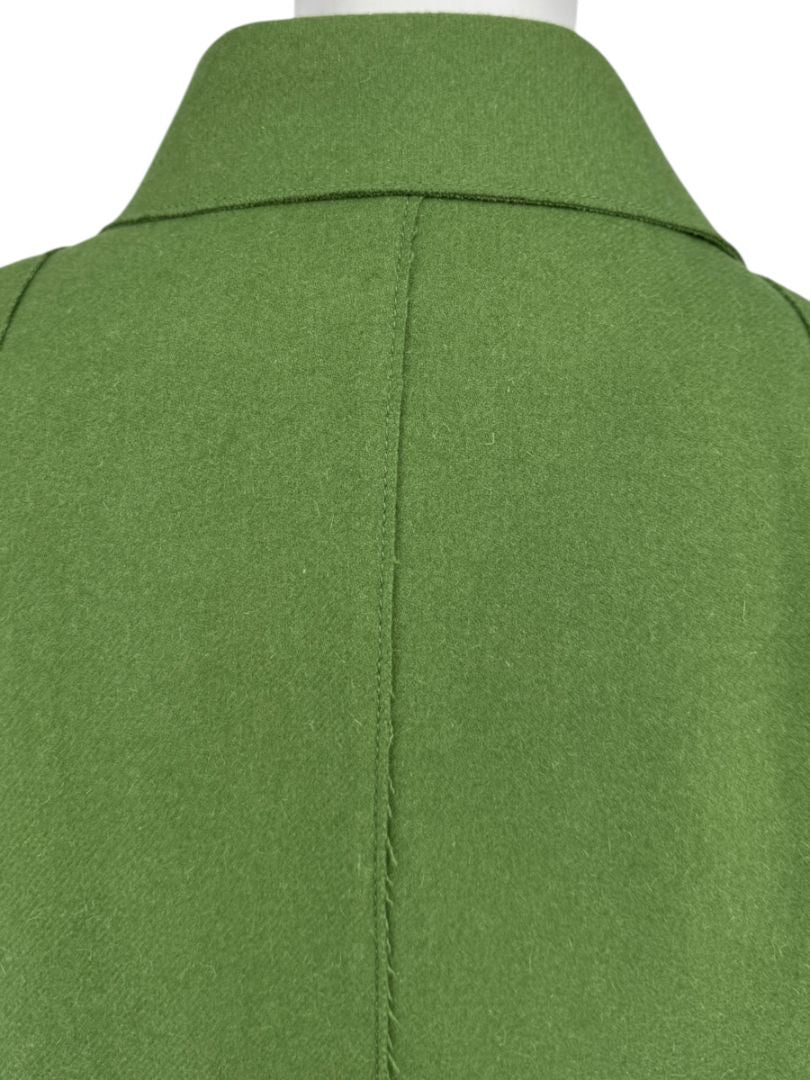 Akris Punto Green Wool-Angora Moto Jacket – Size 12