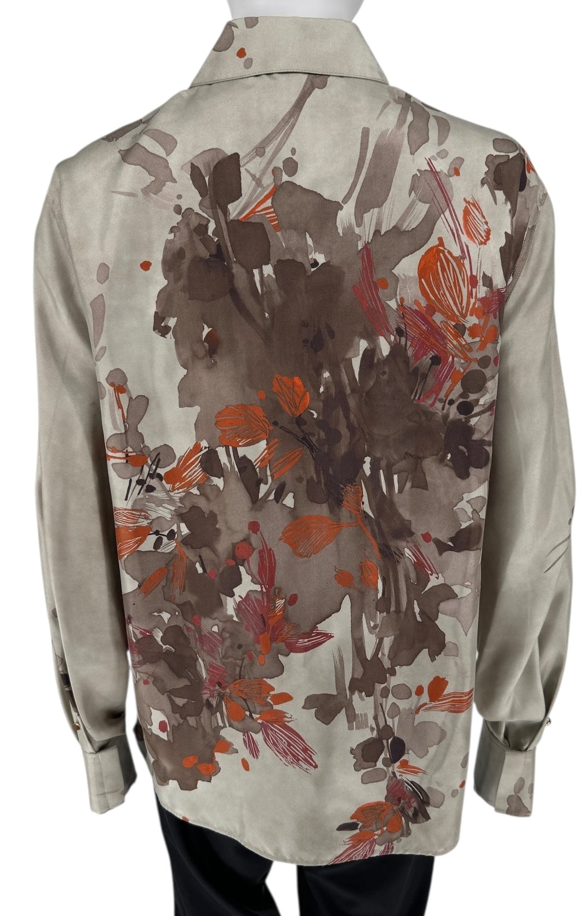 Agnona Printed Silk Shirt – Size 44 (IT)
