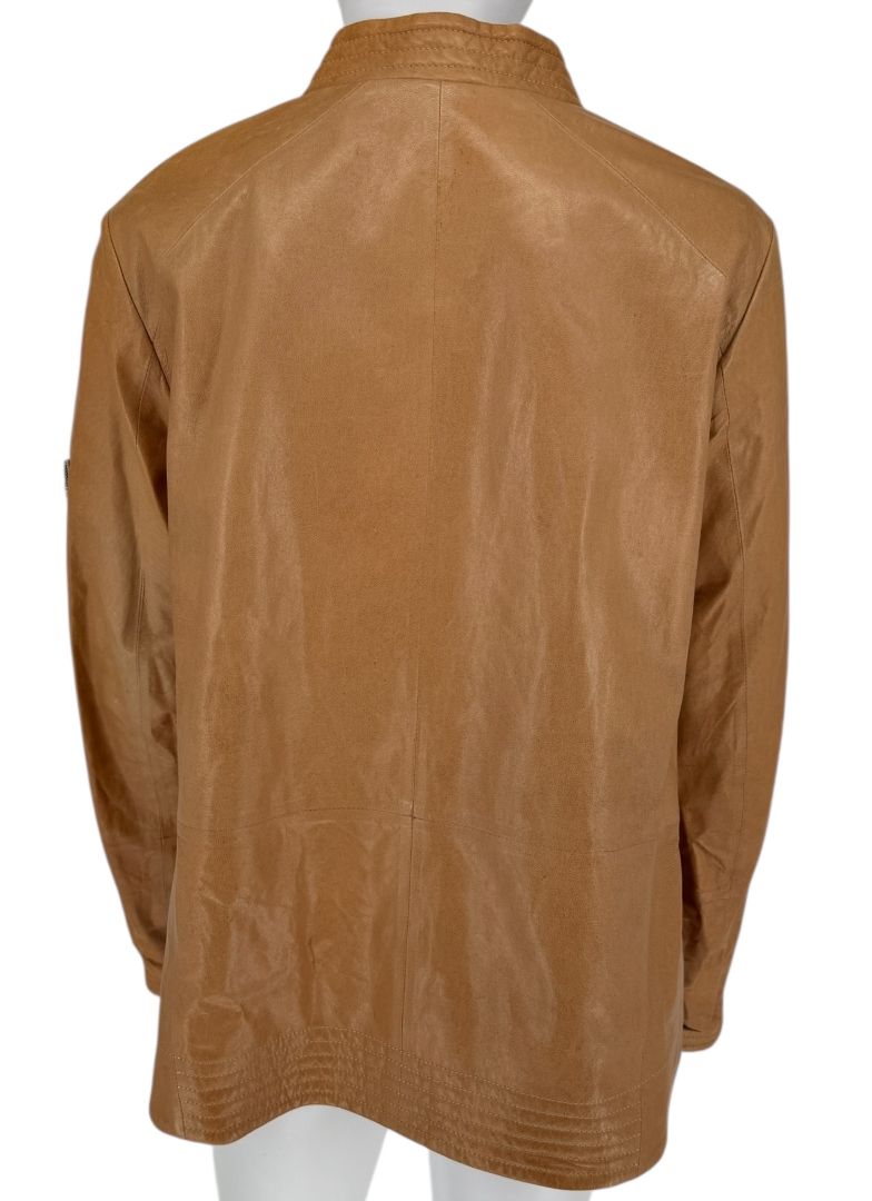 Brand New Brunello Cucinelli Leather Moto Jacket – Size 44