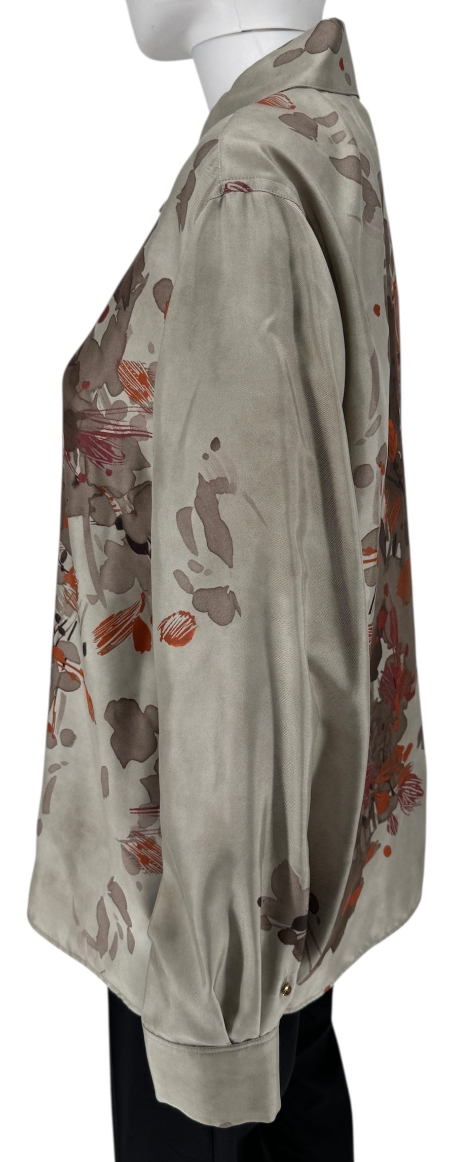 Agnona Printed Silk Shirt – Size 44 (IT)