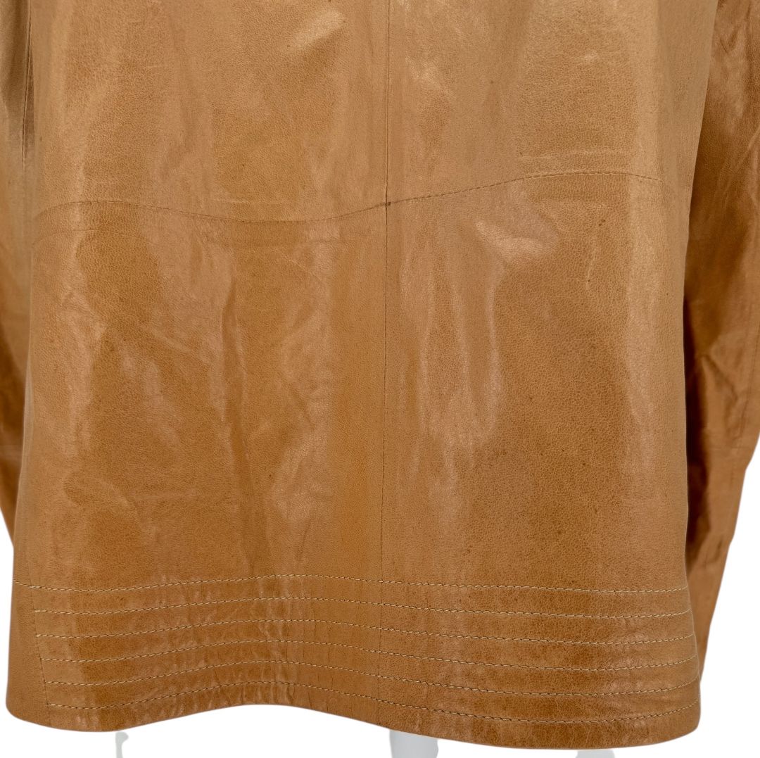 Brand New Brunello Cucinelli Leather Moto Jacket – Size 44