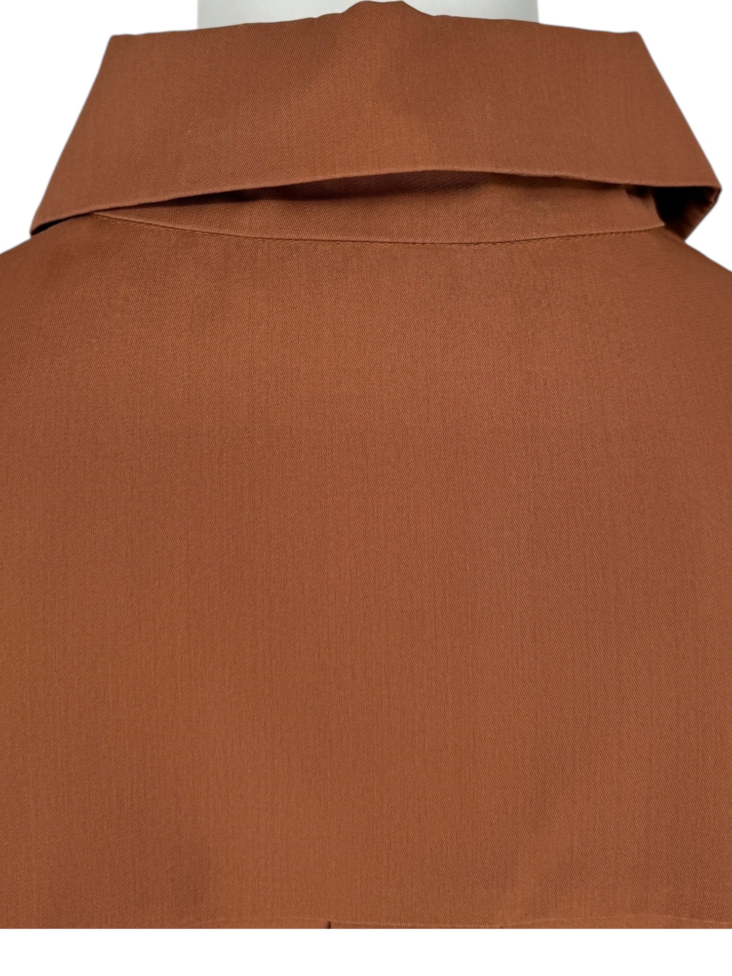 Derek Lam Rust Silk Long Shirt – Size 6 US / 42 IT / 38 FR / 10 GB
