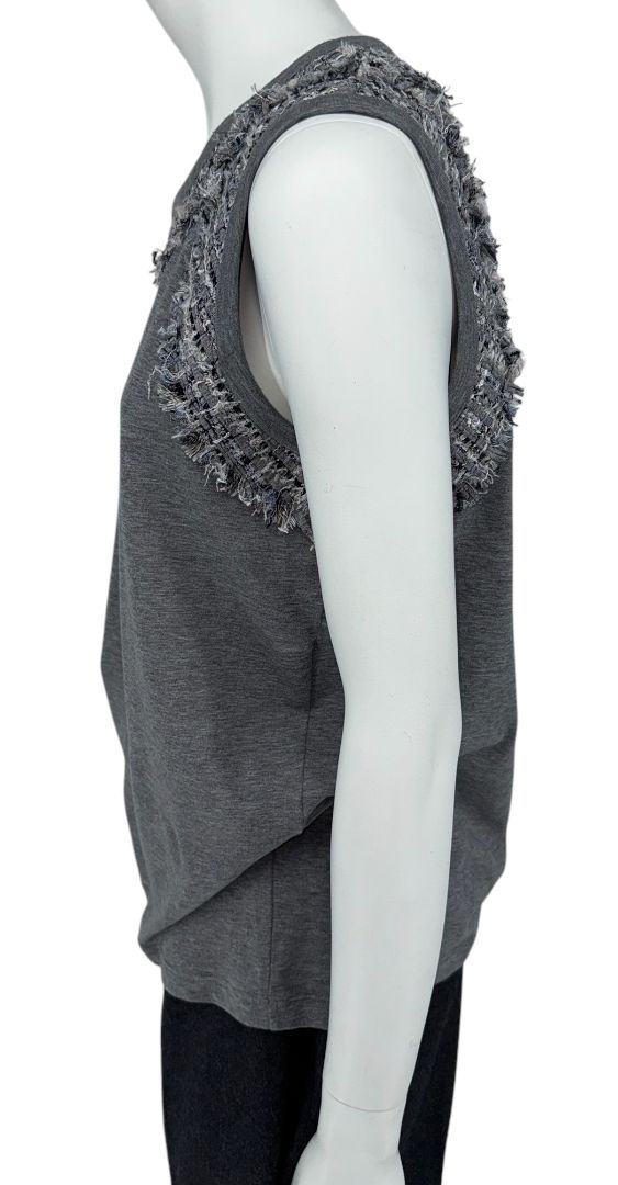 Chanel Cruise 2010 Cotton/Tweed Tank - Size 42