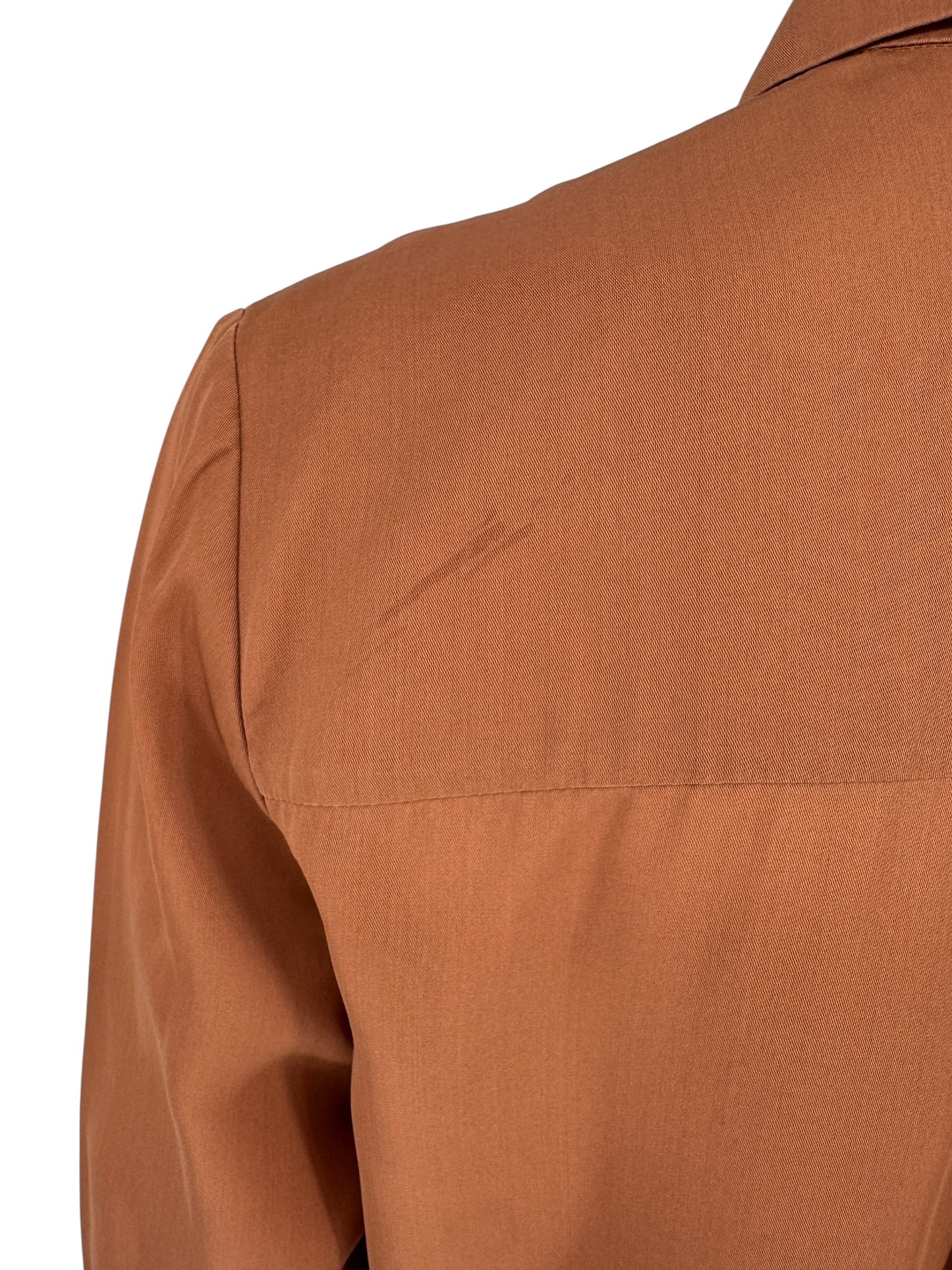 Derek Lam Rust Silk Long Shirt – Size 6 US / 42 IT / 38 FR / 10 GB
