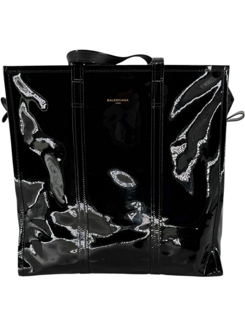 Balenciaga Large Patent Leather Bazar Tote