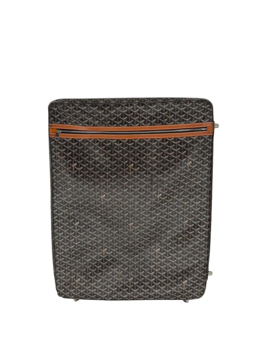 Goyard Goyardine Canvas Large Rolling Suitcase – 25.6" x 19.7" x 9.8"