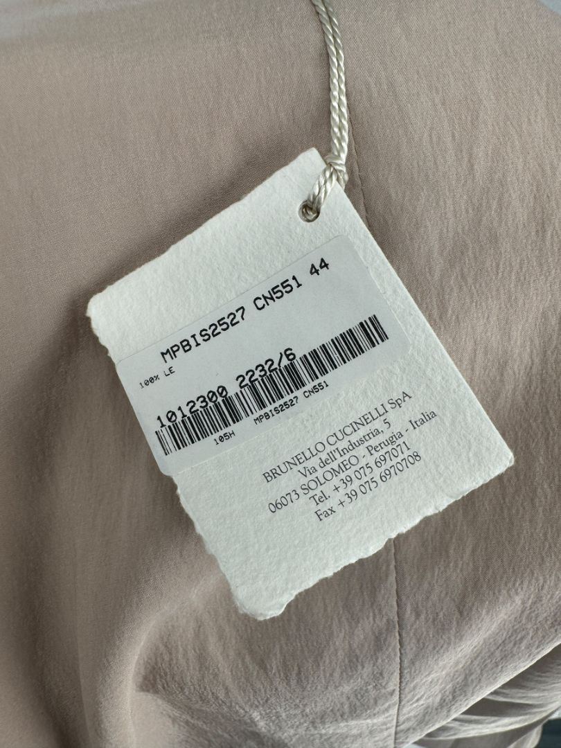 Brand New Brunello Cucinelli Leather Moto Jacket – Size 44
