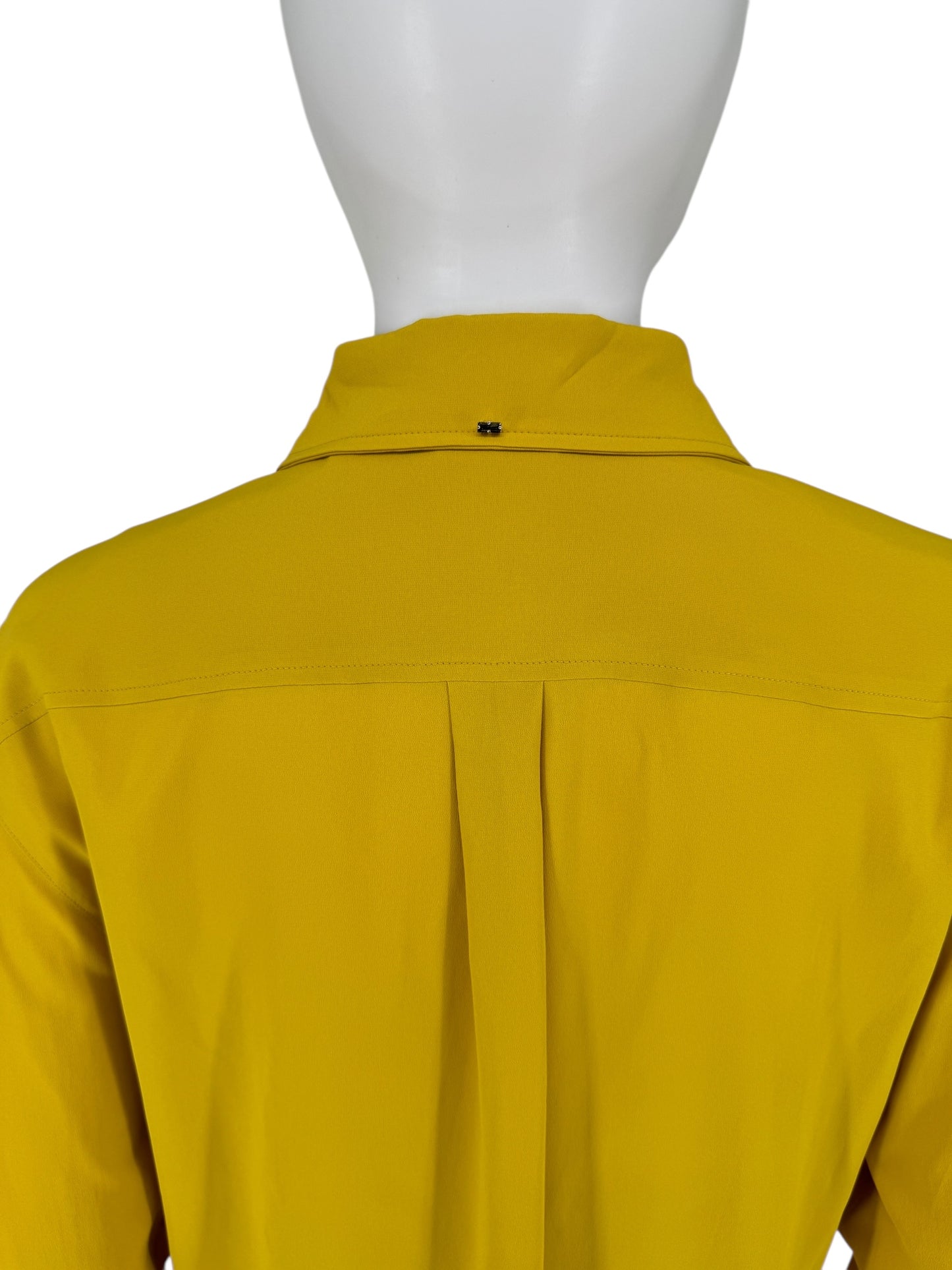 Sportmax Mustard Button-Up Shirt – Size IT 44 / US 8