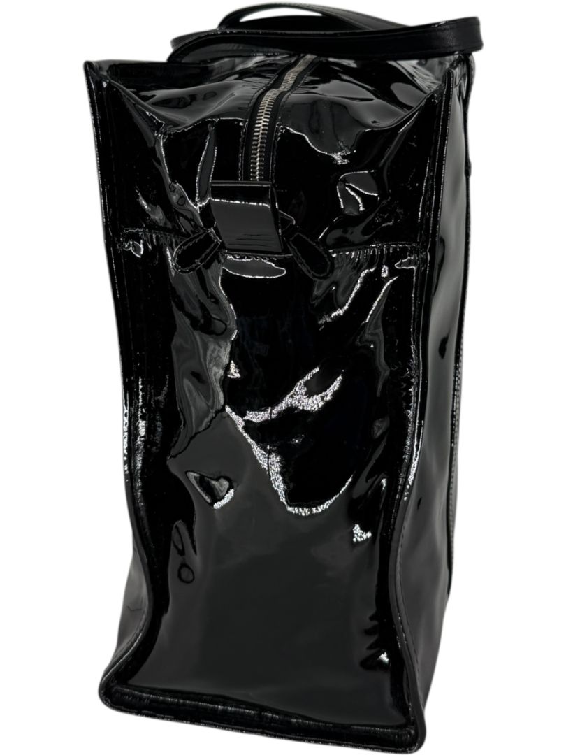 Balenciaga Large Patent Leather Bazar Tote