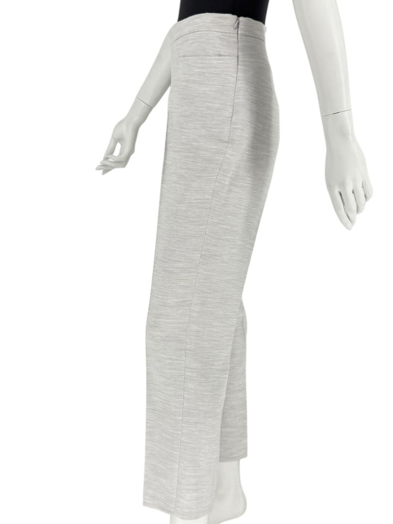 Akris Punto Light Grey Mélange Blazer & Pants Suit Set – Size US 10