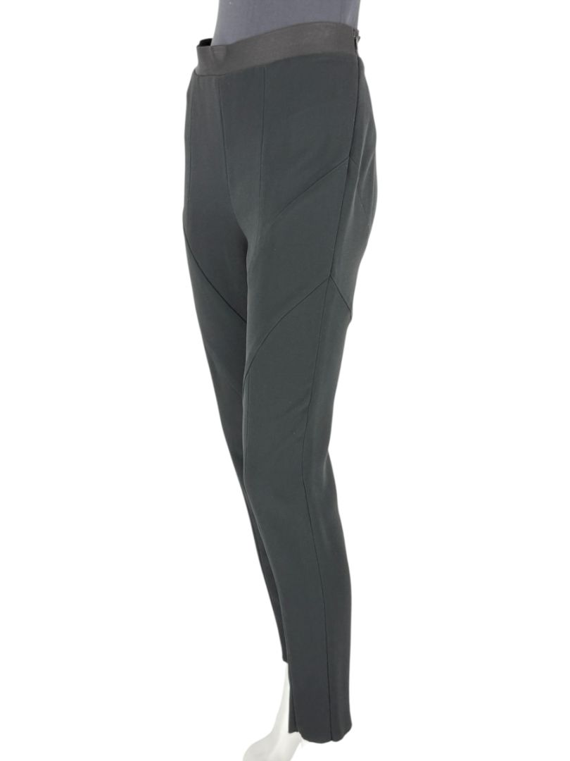 Pamella Roland Black Sculpted Seam Pants - Large