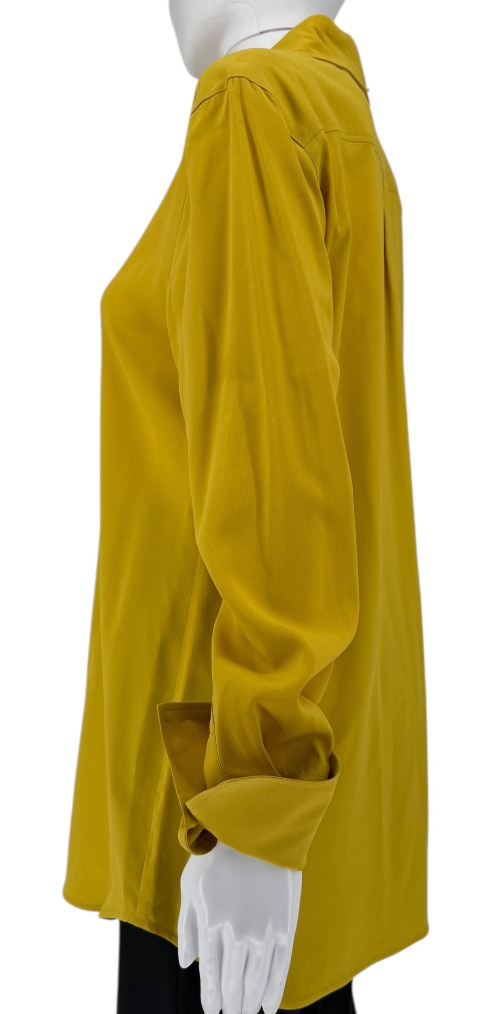 Sportmax Mustard Button-Up Shirt – Size IT 44 / US 8