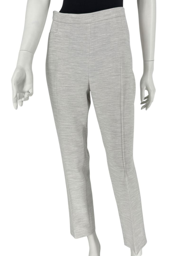Akris Punto Light Grey Mélange Blazer & Pants Suit Set – Size US 10