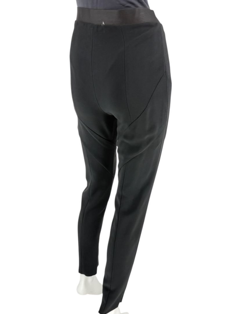Pamella Roland Black Sculpted Seam Pants - Large