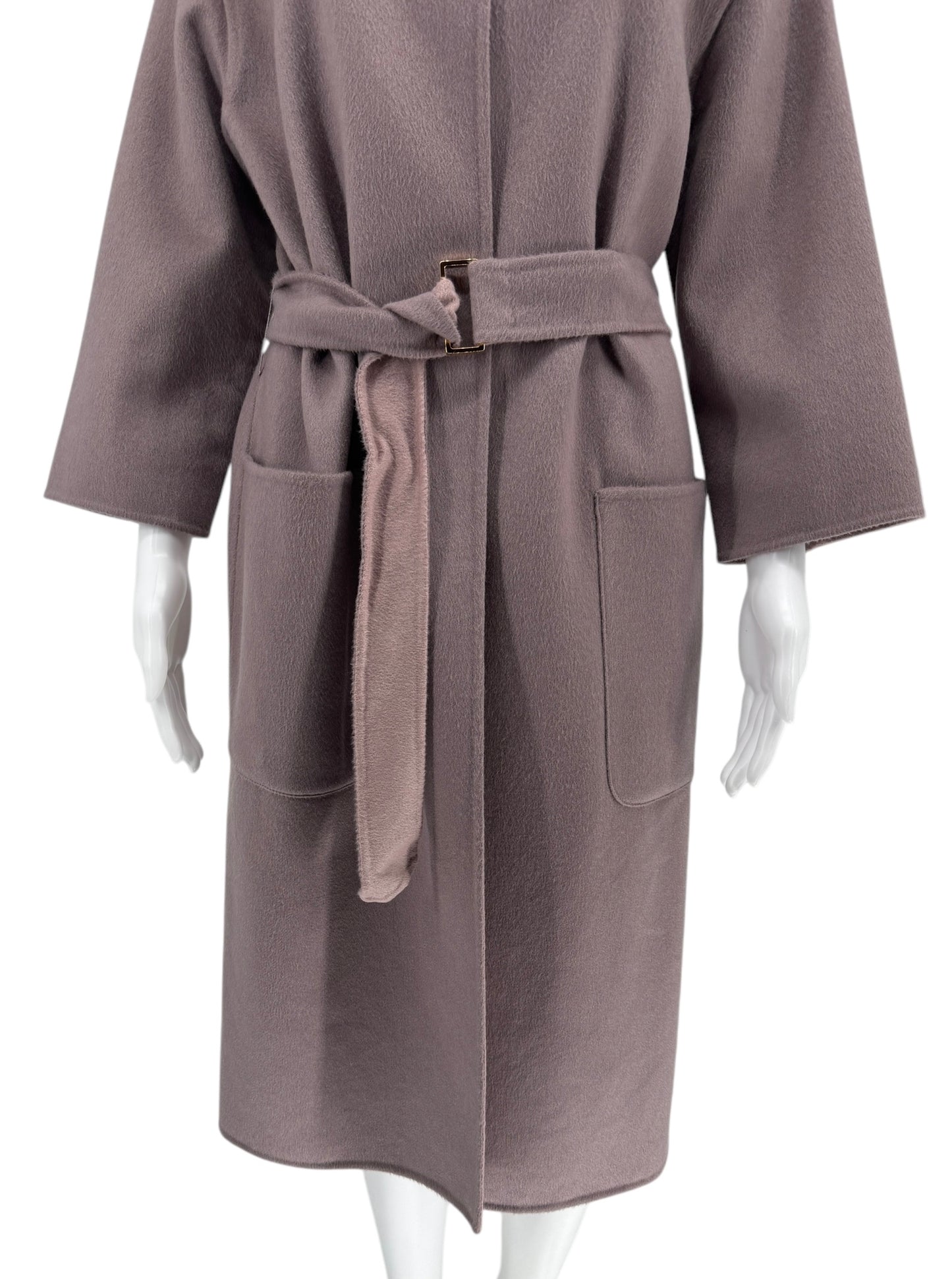 Agnona Cashmere Belted Coat - Size 10