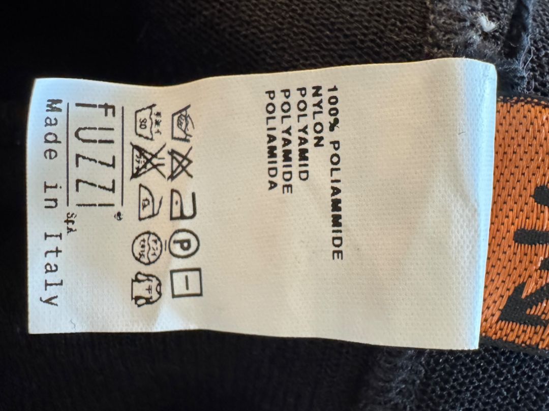 Jean Paul Gaultier Black Ruched Mesh Leggings – Size L