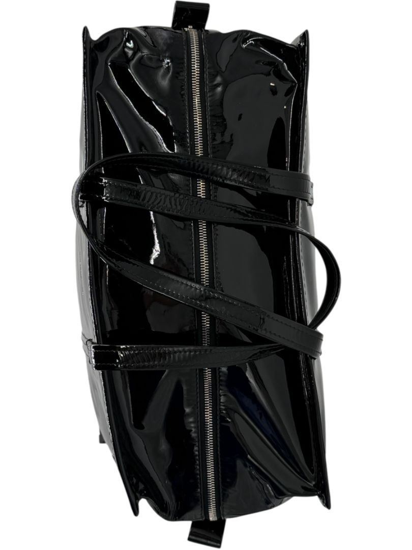 Balenciaga Large Patent Leather Bazar Tote