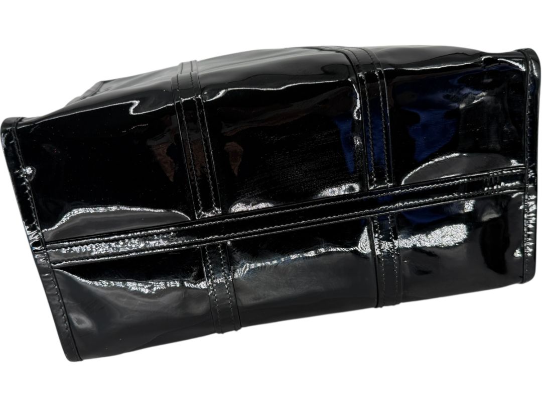 Balenciaga Large Patent Leather Bazar Tote