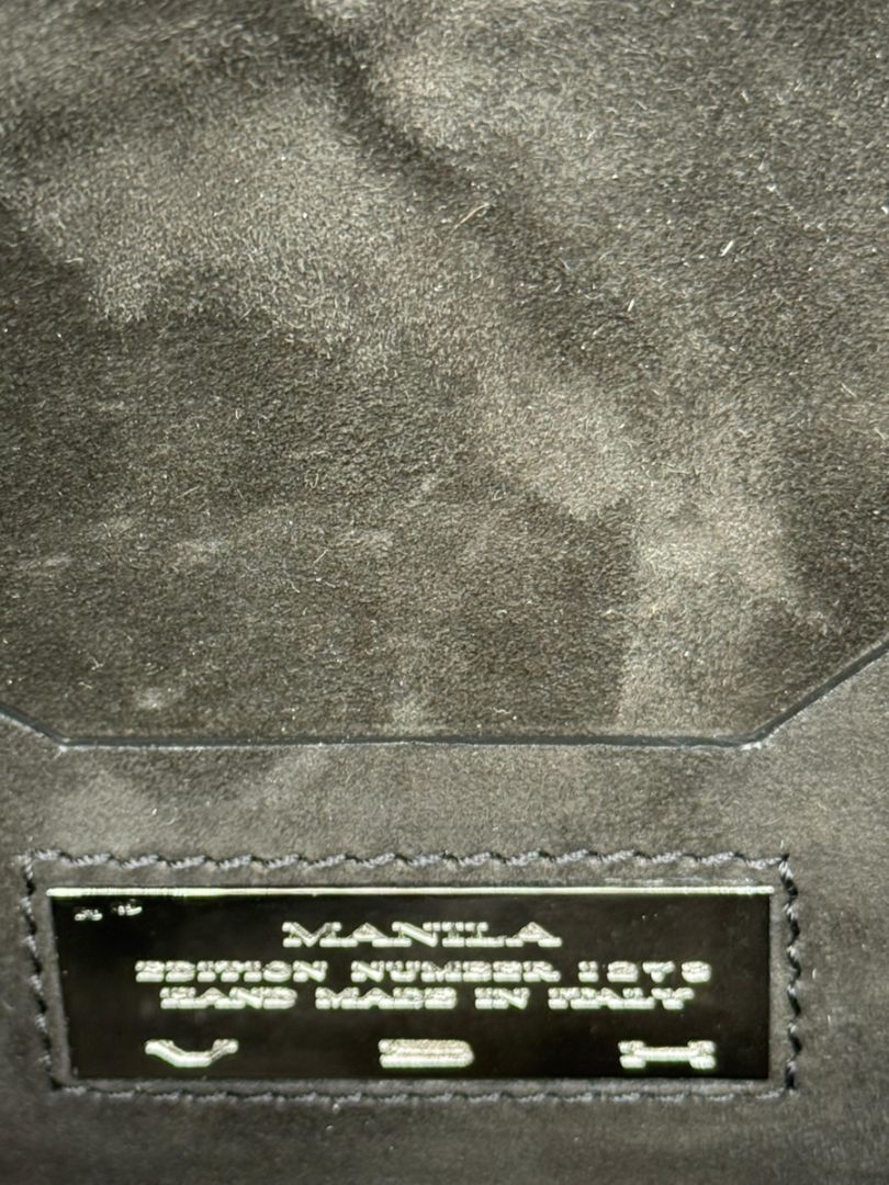 VBH Black Satin Manila Bag Edition Number 1278