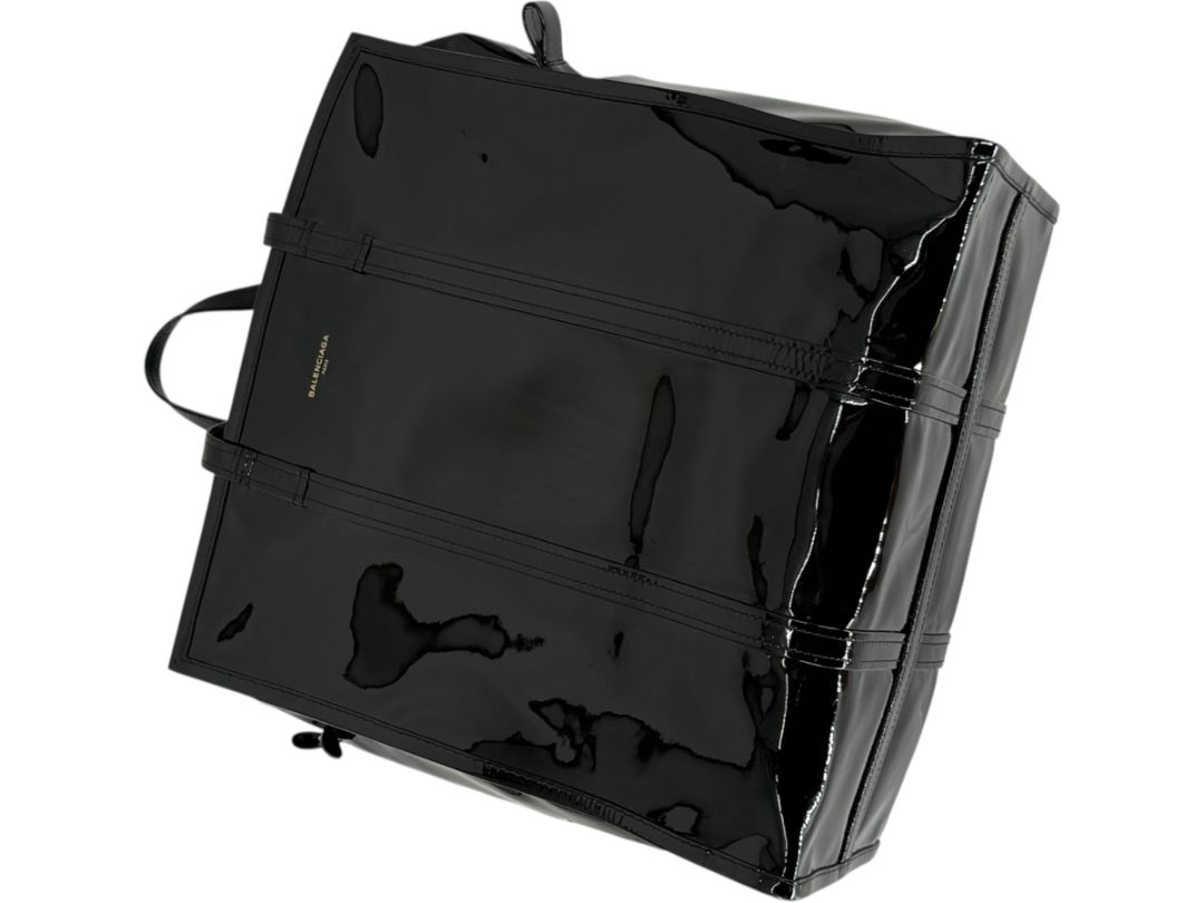 Balenciaga Large Patent Leather Bazar Tote