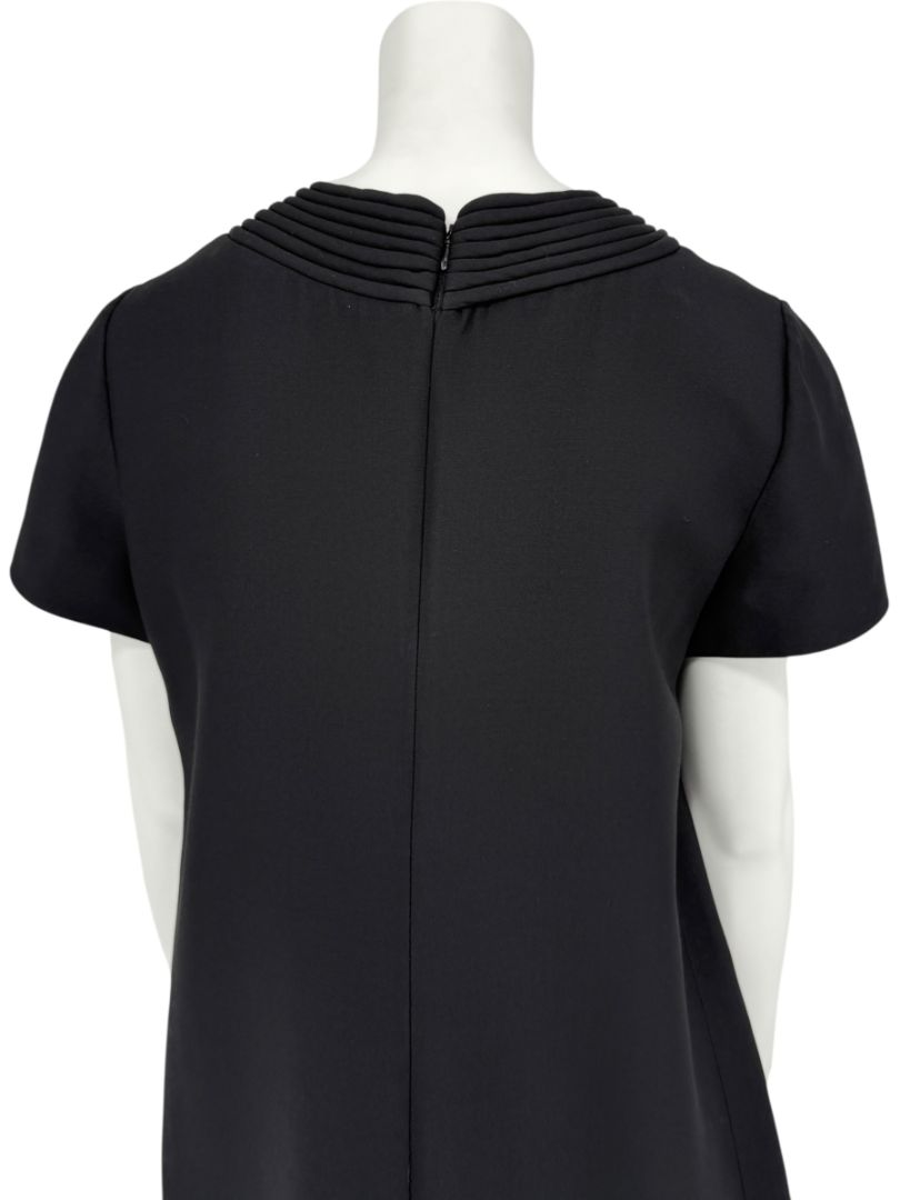Valentino Black Jersey Mini Dress – Size 10