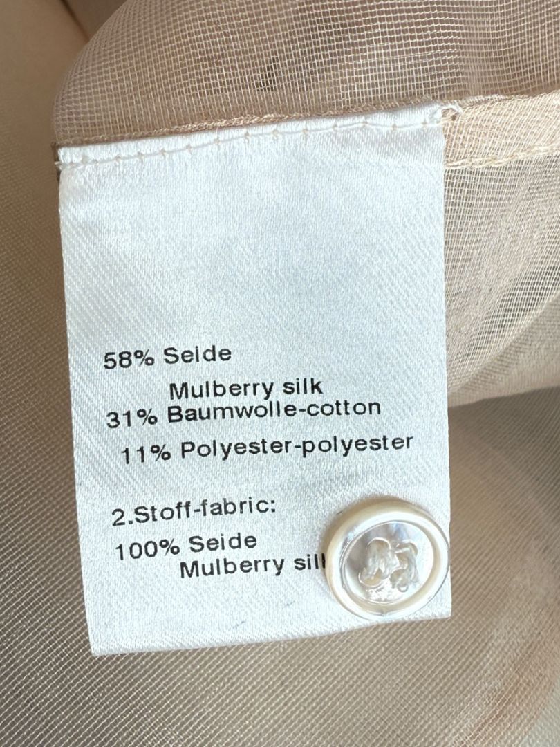 Akris Sheer Silk Organza Sleeveless Blouse – Size US 10 (FR 42 / DE 40)