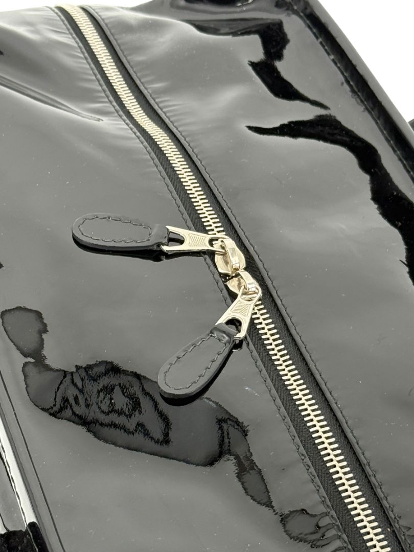 Balenciaga Large Patent Leather Bazar Tote