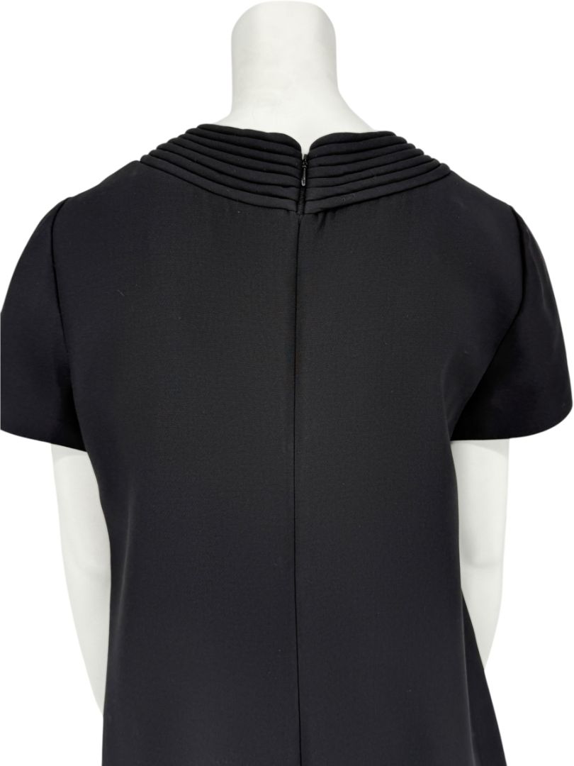 Valentino Black Jersey Mini Dress – Size 10