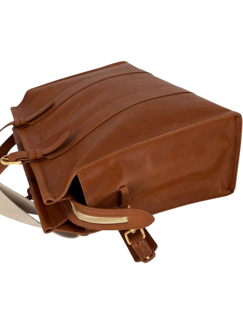 Mulholland Brothers “Hippo” Leather Duffel Bag