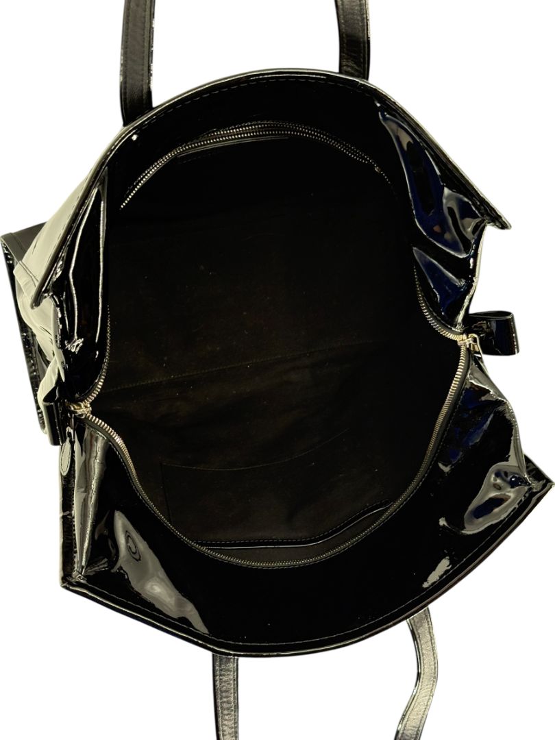 Balenciaga Large Patent Leather Bazar Tote