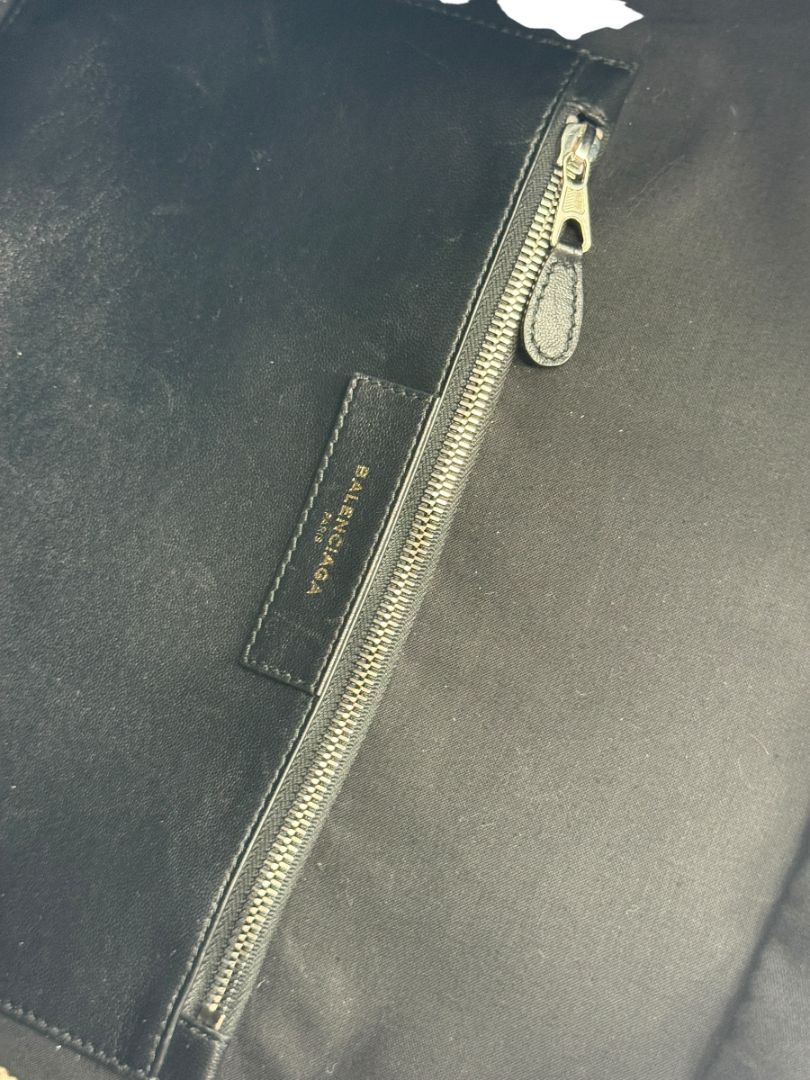 Balenciaga Large Patent Leather Bazar Tote