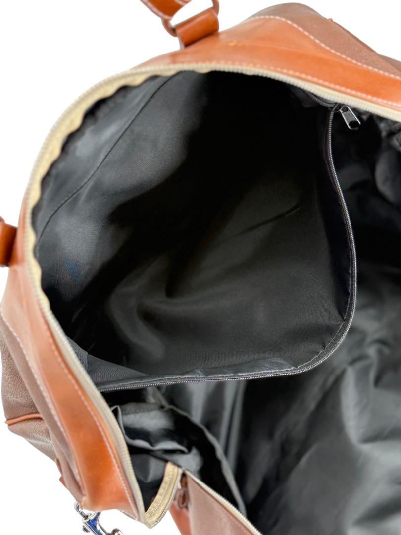 Mulholland Brothers “Hippo” Leather Duffel Bag