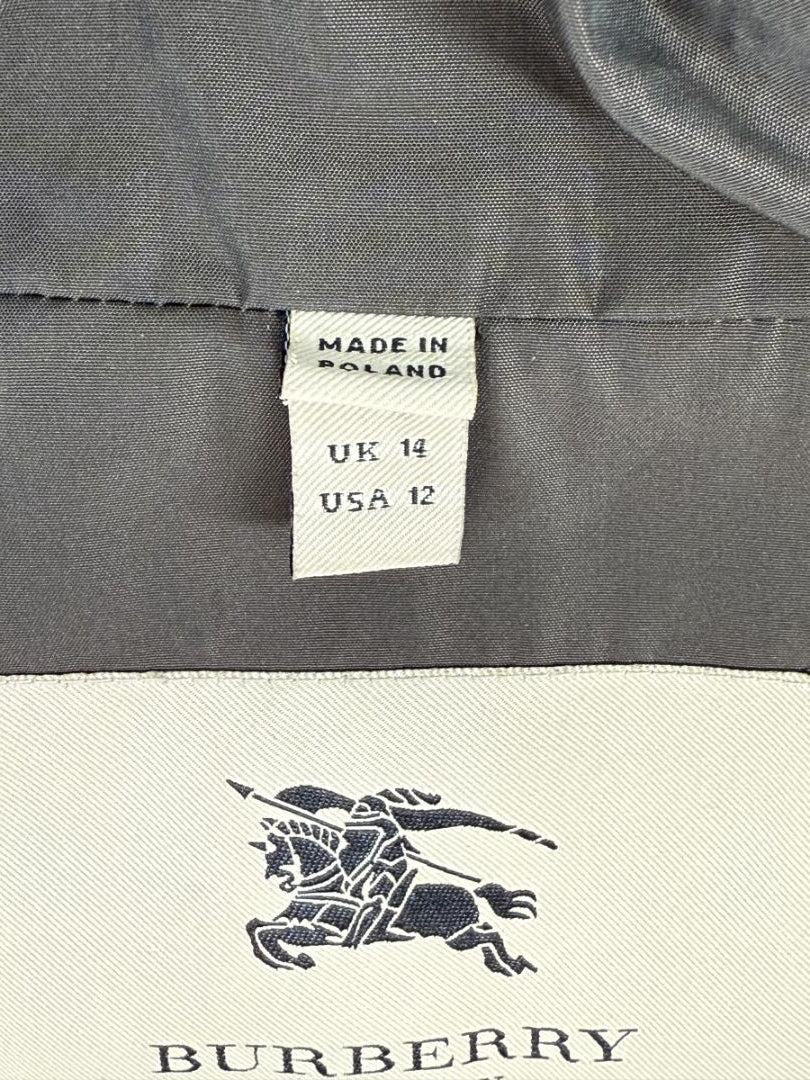 Burberry London Cropped Double-Breasted Jacket – Size US 12 / UK 14
