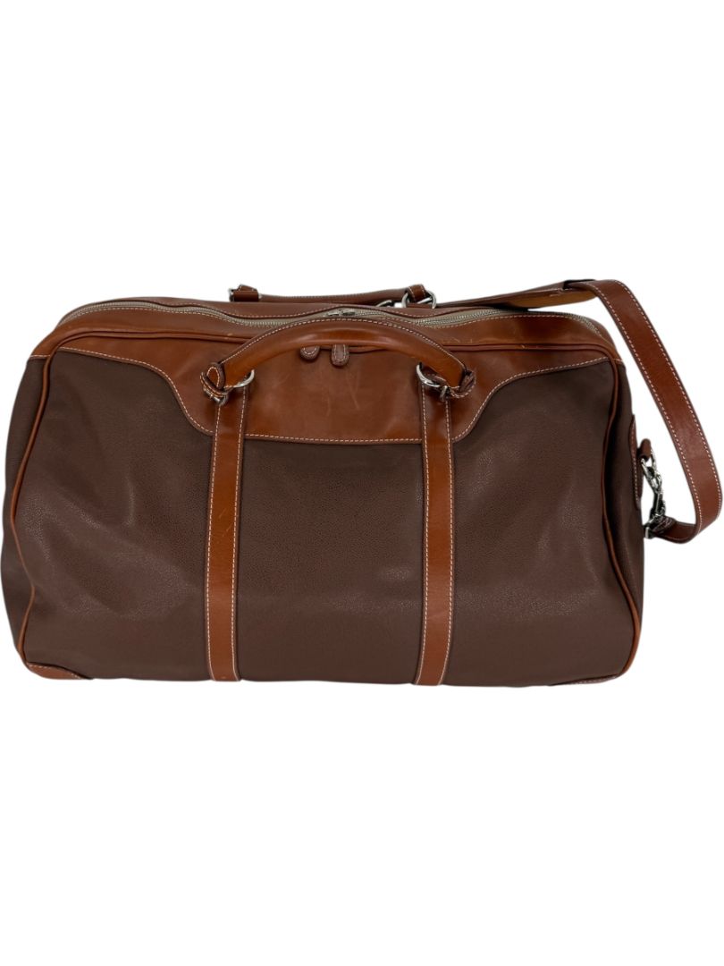 Mulholland Brothers “Hippo” Leather Duffel Bag