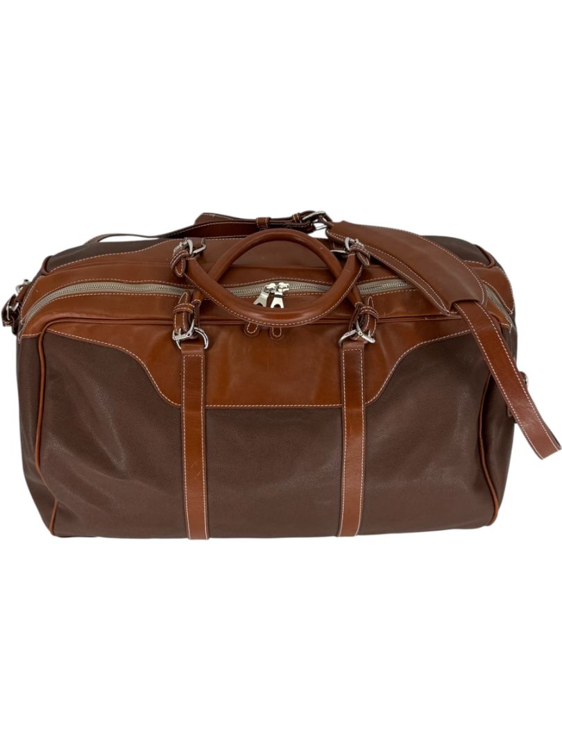 Mulholland Brothers “Hippo” Leather Duffel Bag